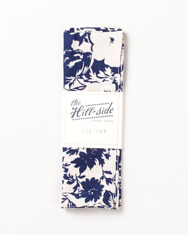 Linen Floral Print Bandana