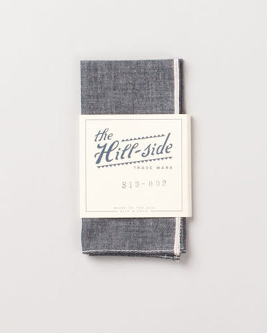 Selvedge Chambray Pocket Square