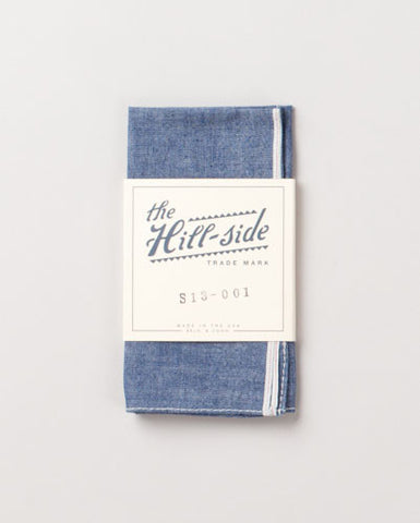 Selvedge Chambray Pocket Square