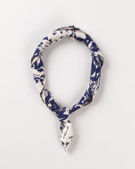 Linen Floral Print Bandana