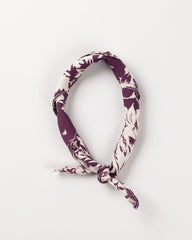 Linen Floral Print Bandana
