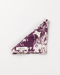Linen Floral Print Pocket Square
