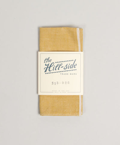 Selvedge Chambray Pocket Square