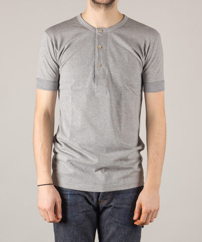 S/S Button Facing Henley