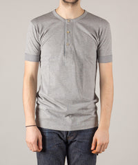 S/S Button Facing Henley