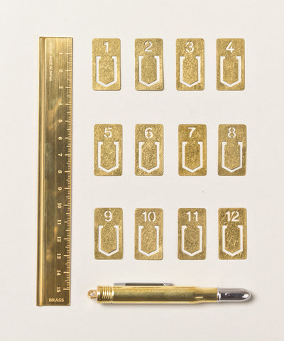 Pure Brass Stationary Set