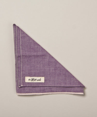 Selvedge Chambray Pocket Square