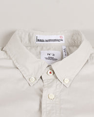 Look of Bedwin - "Brian" L/S Half Color Shirt - L.Gray - SALE 30%