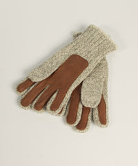 Rag Wool and Leather Gloves
